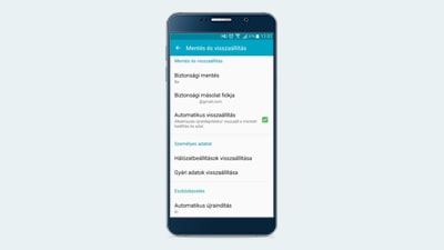 A fontos adatairól készítsen rendszeresen biztonsági mentést.