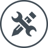 Implementation services Implementation services grey icon