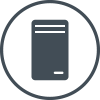 Server Security Server Security grey icon